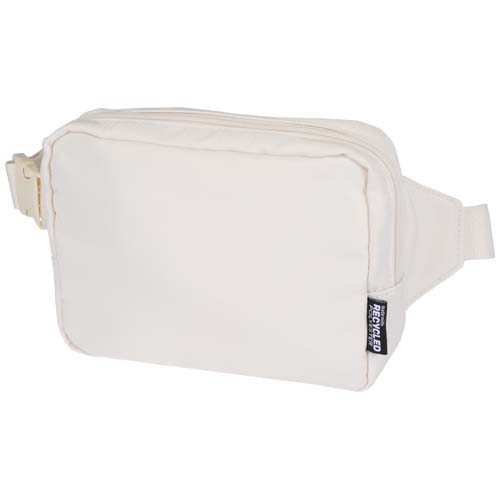 Sac bandoulière 1 L personnalisable recyclé Aware™ Trip Blanc cassé
